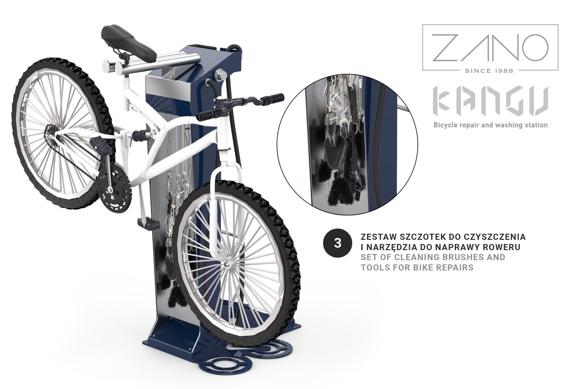 KANGU Gradska stanica za pranje bicikala