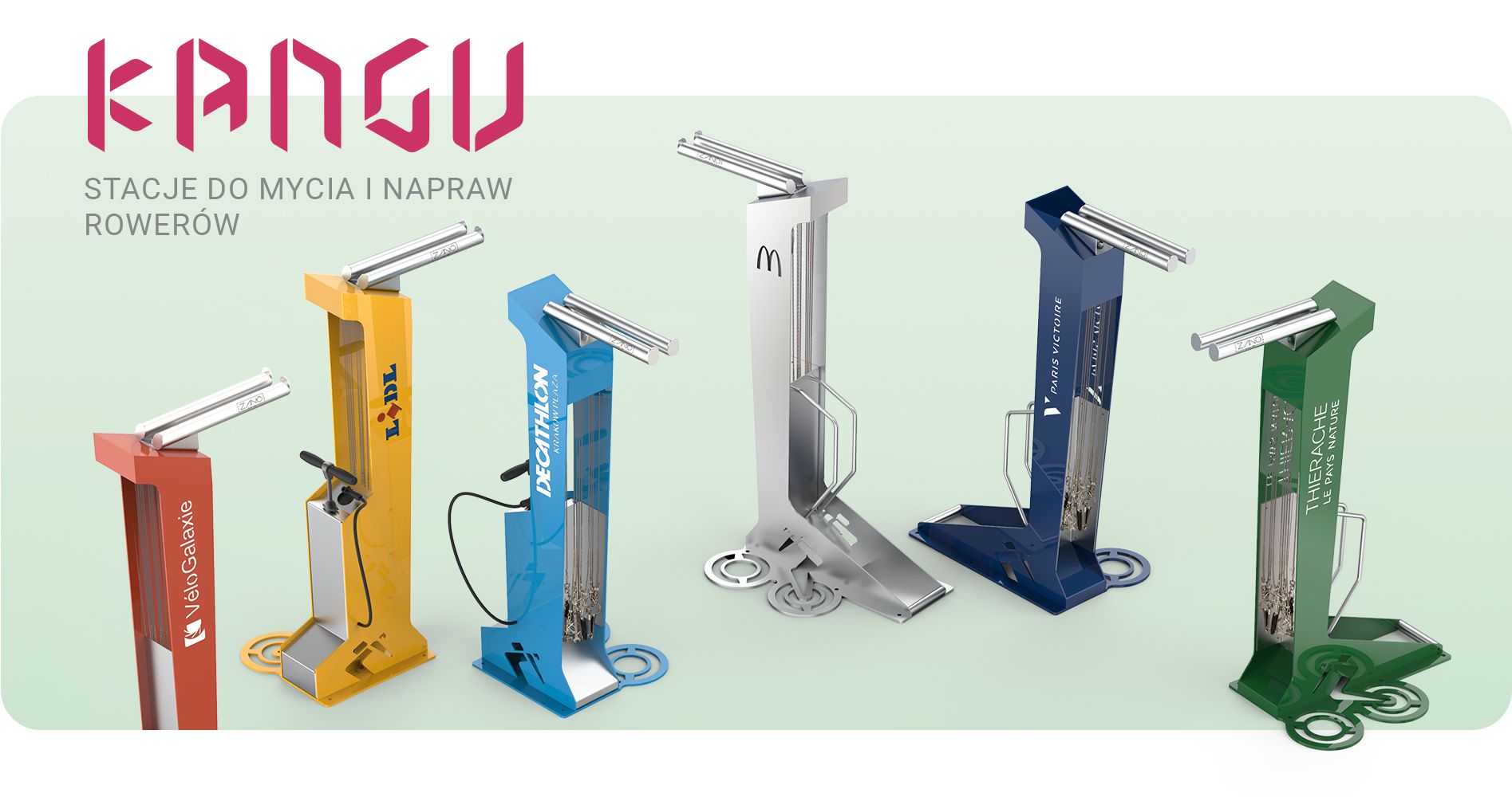 Stanice za pranje i popravak bicikala