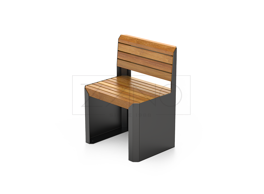Fotelja Stilo 02.648, čelik obojen u boji 9011 RAL
