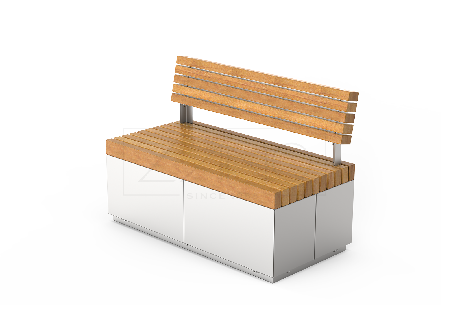 Quadro klupa 02.076.1 od nehrđajućeg čelika