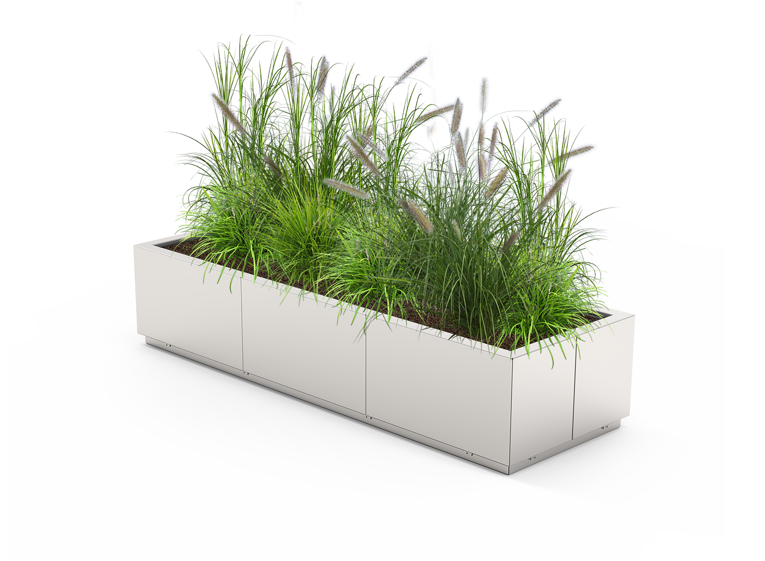 Quadro 06.076.L saksija od nehrđajućeg čelika