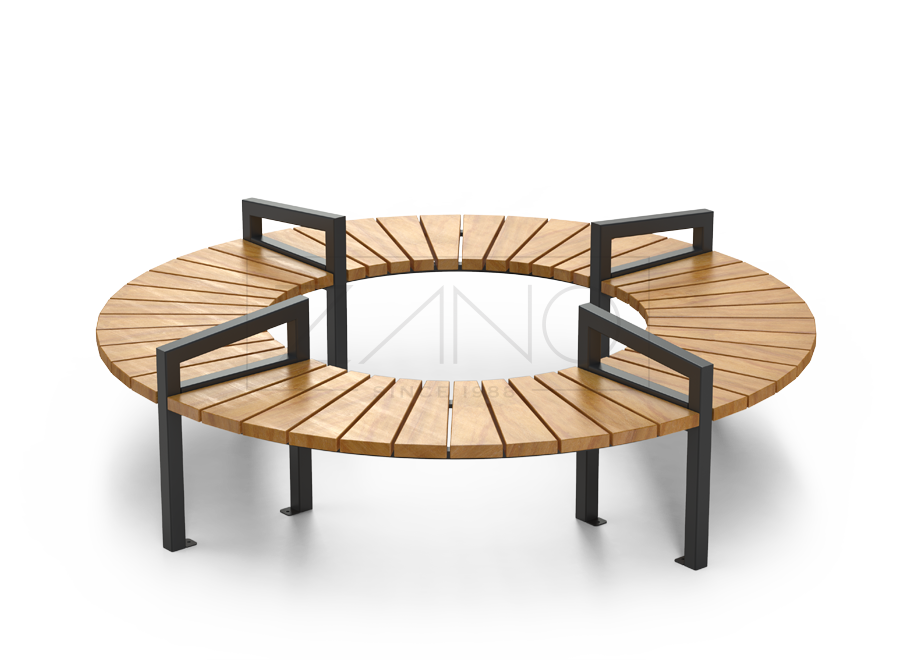 okrugle klupe za trgovačke centre