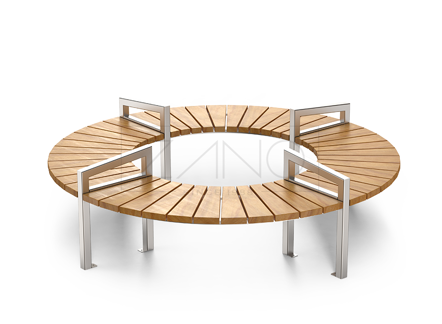 okrugle klupe za trgovačke centre