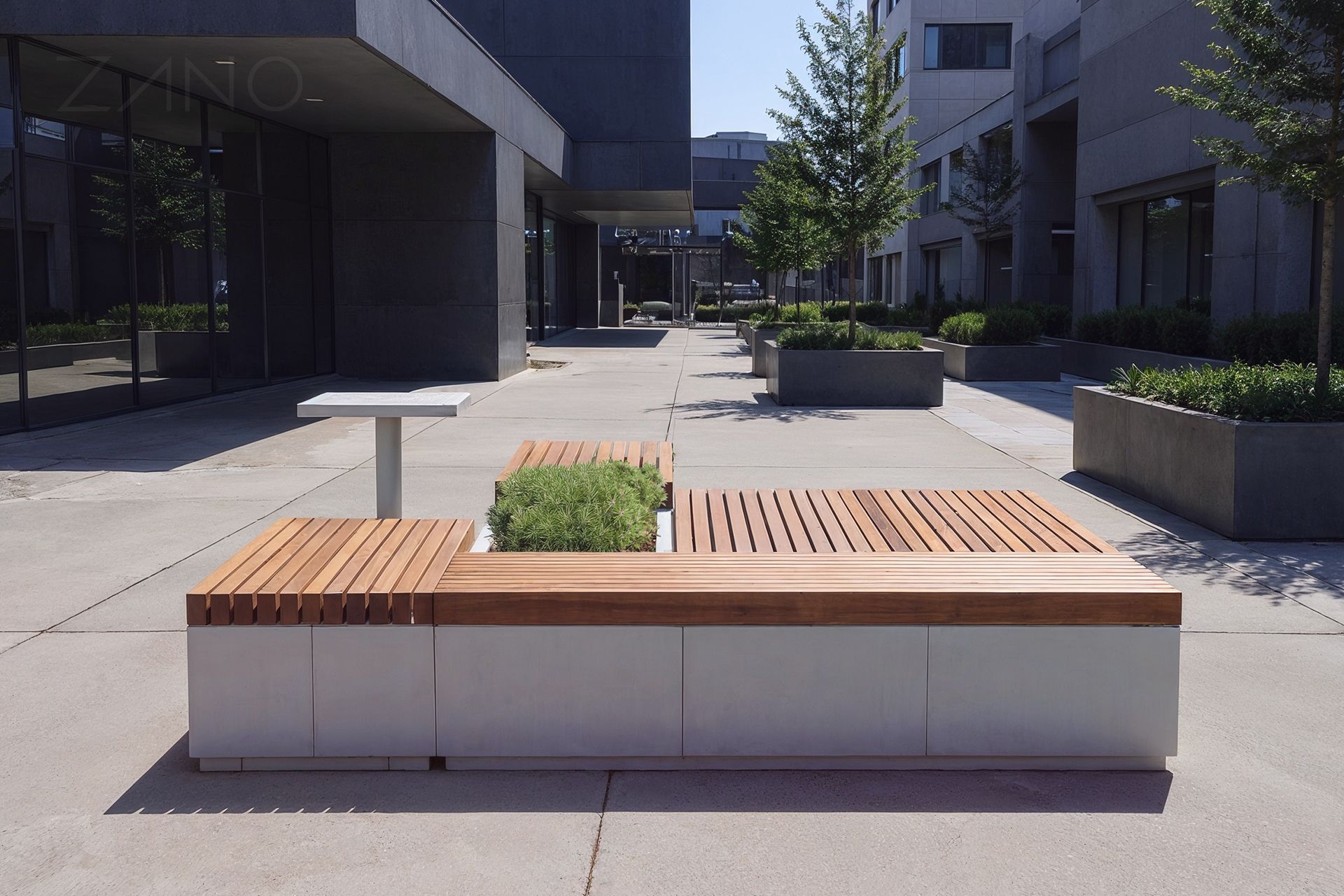 Quadro - gradske klupe marke ZANO city furniture