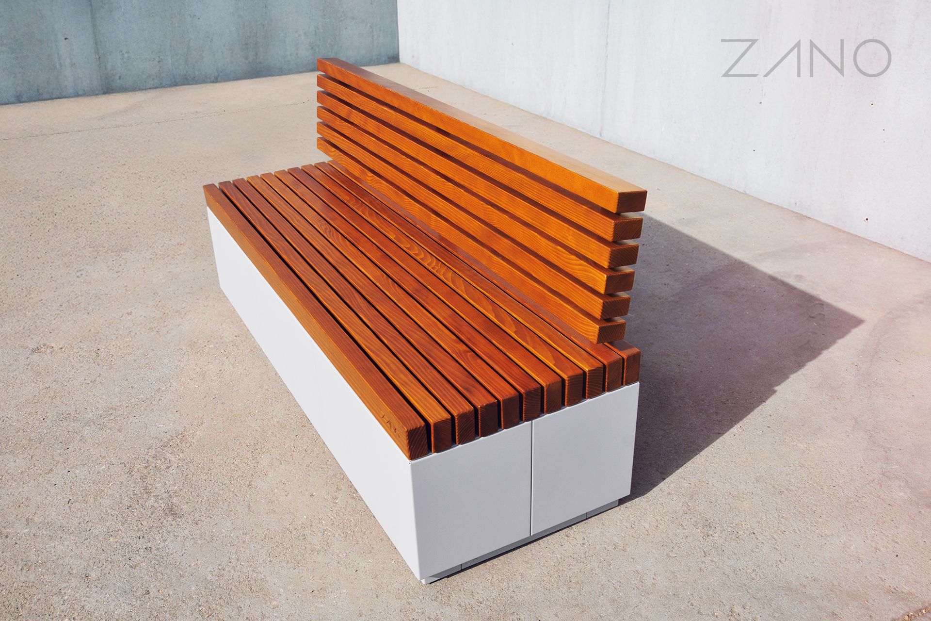 Quadro - gradska klupa s naslonom