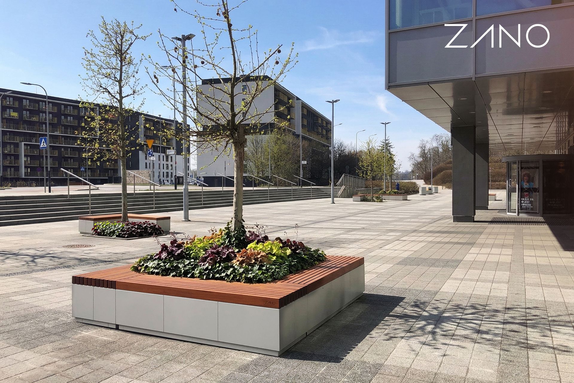 Modularne otočne klupe Quadro ZANO