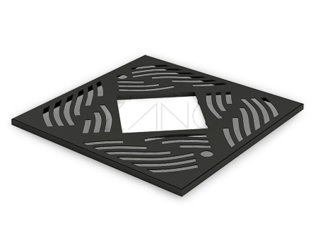 Dekorativna, kvadratna re&scaron;etka za drveće