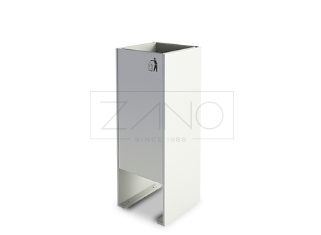 Jednostavna minimalistička čelična kanta za otpad