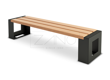 čelične klupe bez naslona