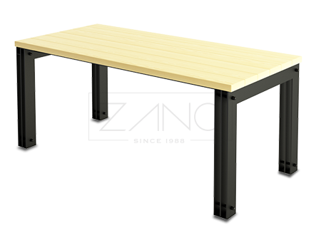 Tristad stol od crnog čelika