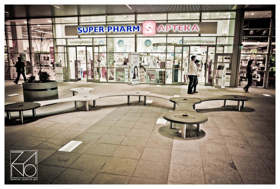 betonska klupa za utore