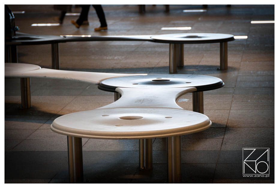 modularna klupa od nehrđajućeg čelika