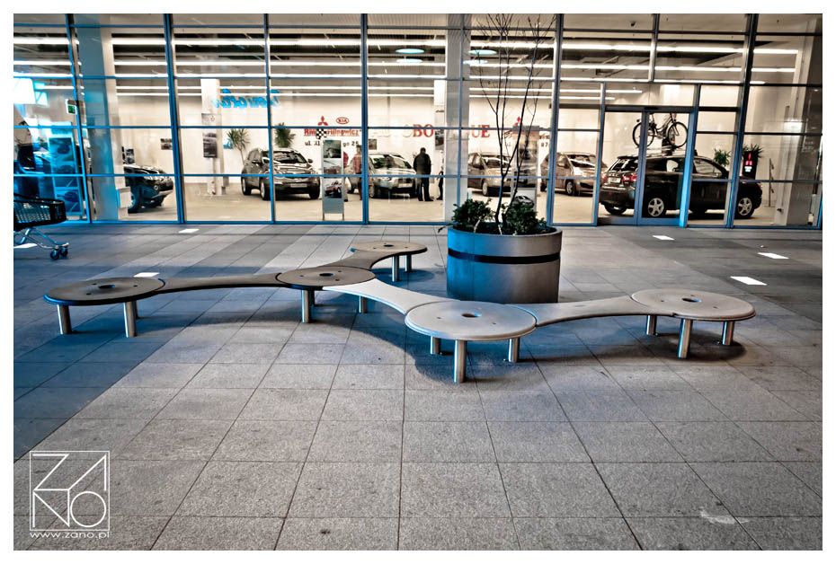 segmentirana klupa za utore