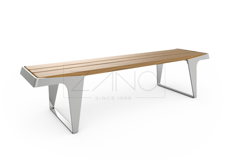 Gradska klupa bez naslona