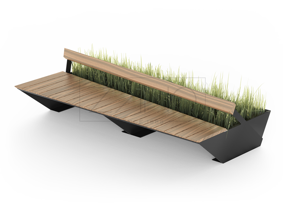 Penrose modularna gradska klupa za urbane prostore