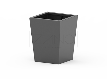 Tulip 06.021.2.M saksija za cvijeće od crnog čelika, veličina M