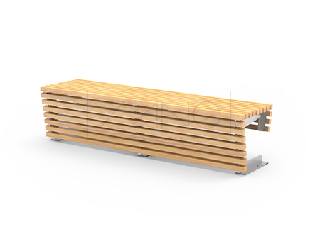 Flash modularna klupa bez naslona