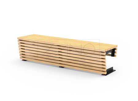 Moderna modularna klupa Flash - bez naslona