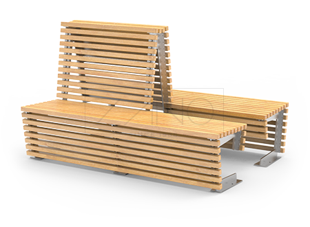 Blistavi ulični namje&scaron;taj, sa ili bez naslona, nehrđajući čelik