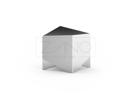 Moderne urbane žardinjere od nehrđajućeg čelika