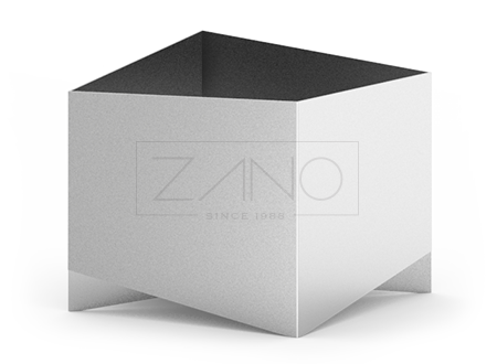 Urbana saksija za cvijeće od nehrđajućeg čelika