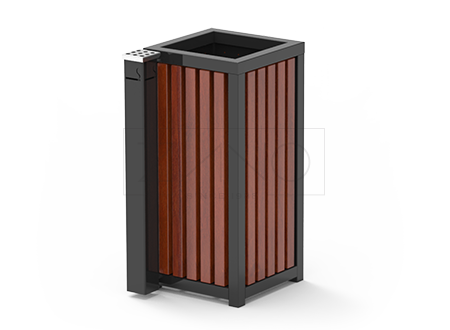 čelična kanta za otpad s odvojenom pepeljarom