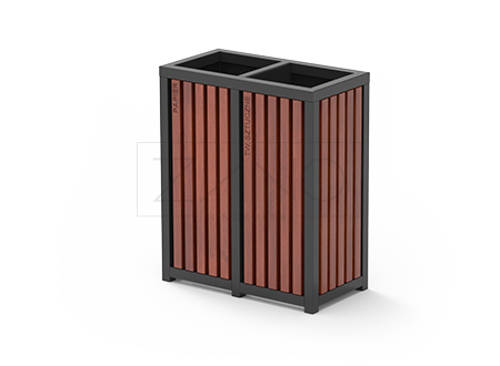 Kante za sortiranje otpada za unutarnje i vanjske prostore