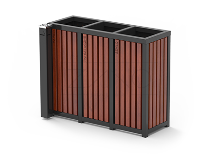 Čelične gradske kante za sortiranje otpada