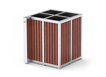 Sortirivač otpada, četverostruka kanta za otpad