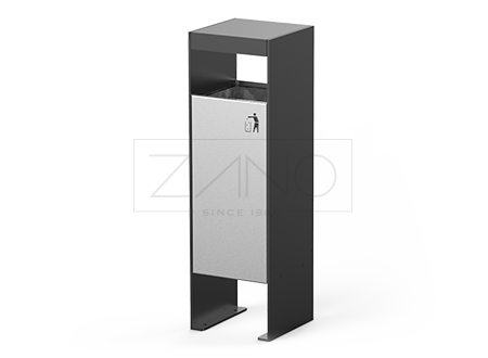 Elegantna kanta za otpad izrađena od crnog čelika