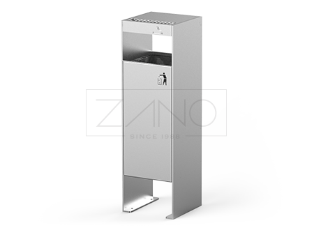 Kante za smeće s pepeljarama od nehrđajućeg čelika