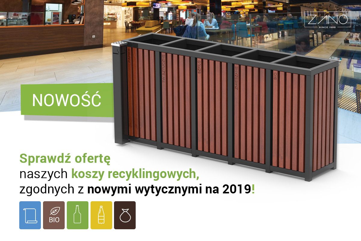 Kante za recikliranje prema Zakonu iz 2019. Novi zakon iz 2019. | Za odvojeni otpad