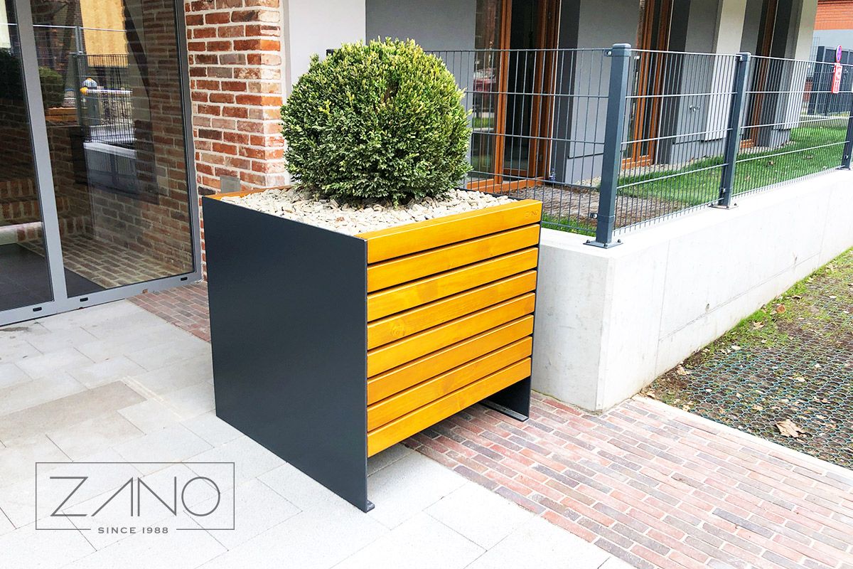 Moderne čelične posude za cvijeće