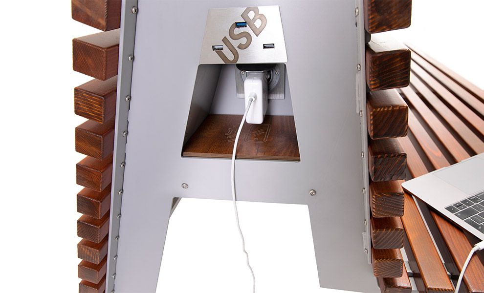 Flash solarna klupa | ZANO urbani namje&scaron;taj