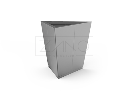 Geometrijska, dizajnerska urbana saksija za cvijeće