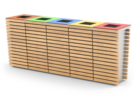 Kante za komunalni otpad za odvajanje otpada