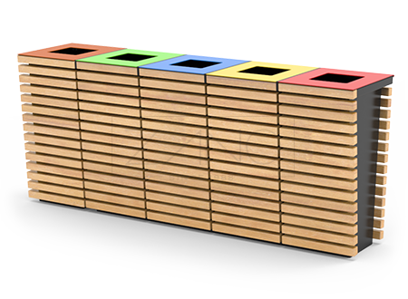 Ko&scaron;ara za bljeskalice izrađena od crno obojenog ugljičnog čelika i smrekovog drva - prozirni lak