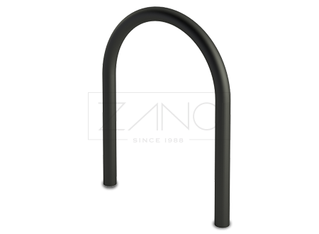 Crni čelični nosač za bicikle