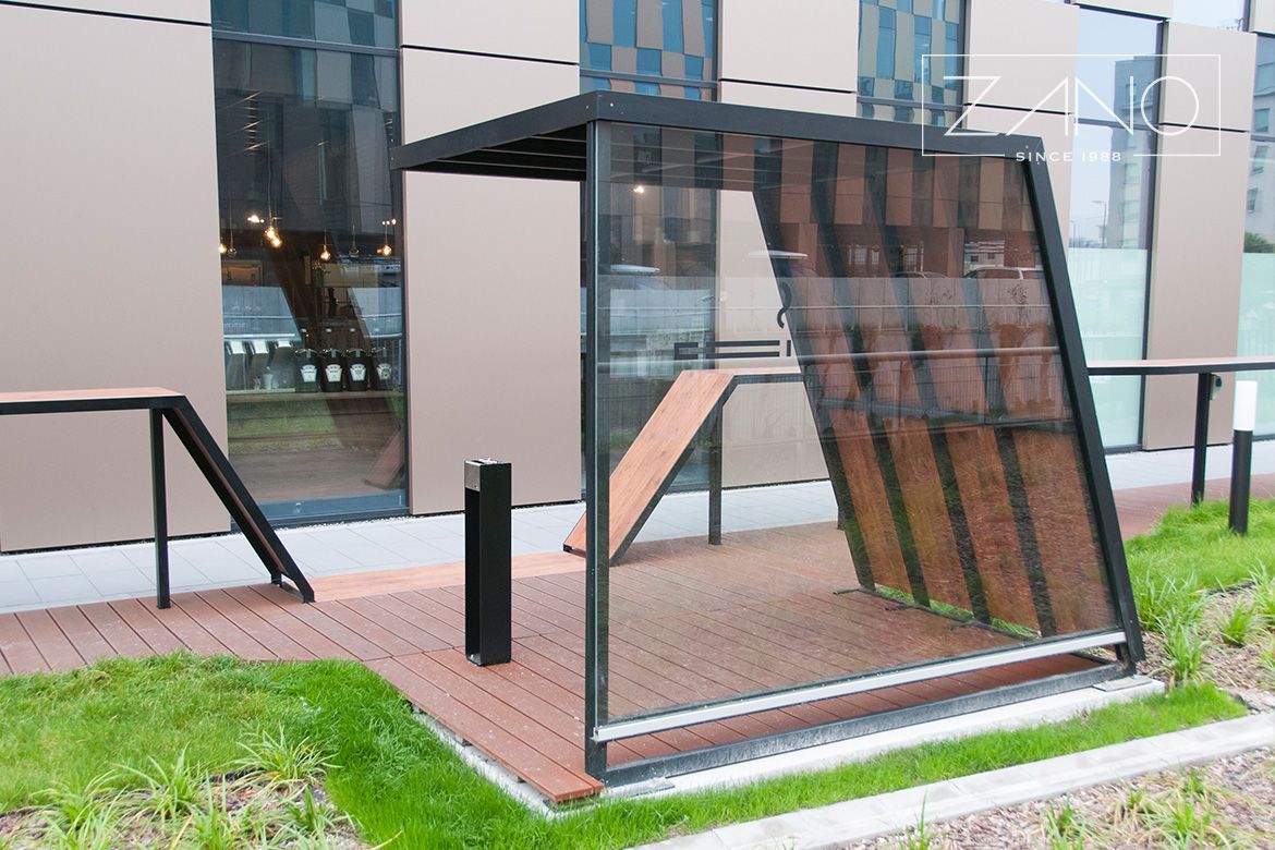 Nadstre&scaron;nica za pu&scaron;enje izrađena od ugljičnog čelika obojenog u RAL boju 9011