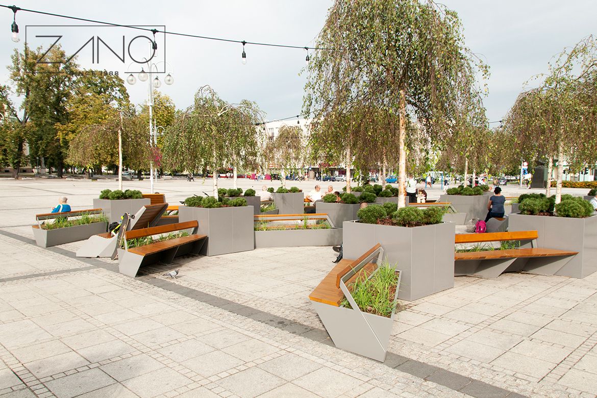 Gradski namje&scaron;taj u boji 9007 RAL | Częstochowa, tržnica