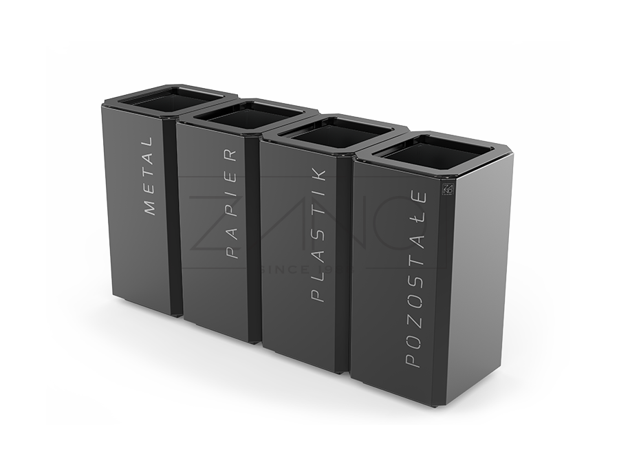 Stilo 15.448 Kanta za recikliranje | Crni čelik