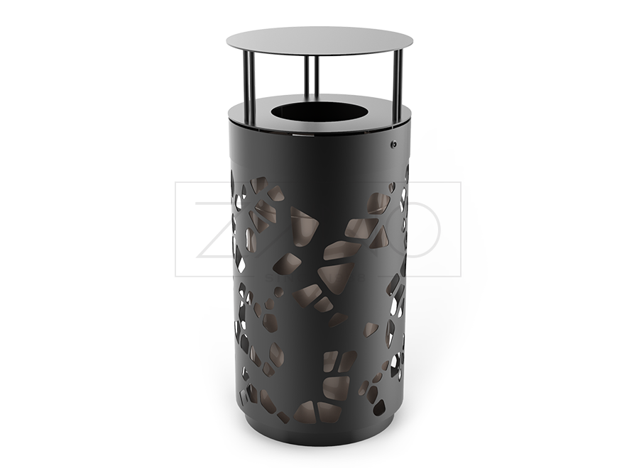 Čelična ko&scaron;ara s krovom, vanjska s uklonjivim umetkom