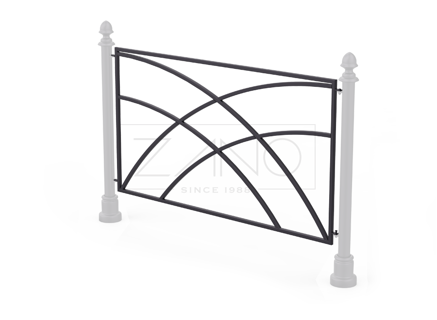 čelična ograda gradskog parka