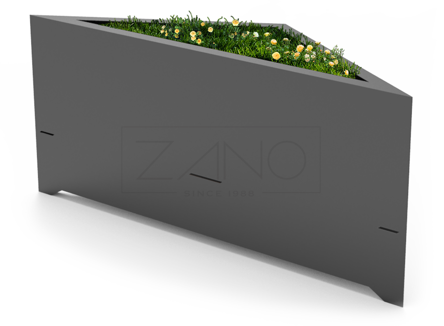 Moderne urbane žardinjere od čelika