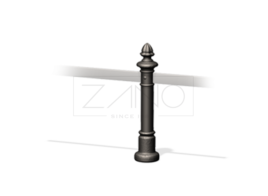 stupovi i ograda od ravnih letvi