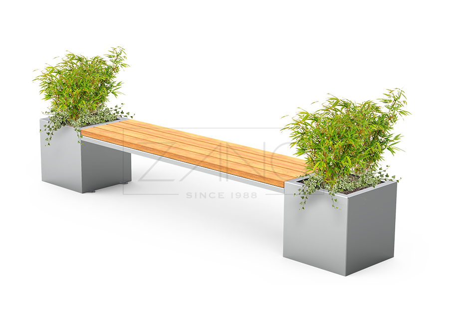 Flora klupa od nehrđajućeg čelika 02.427