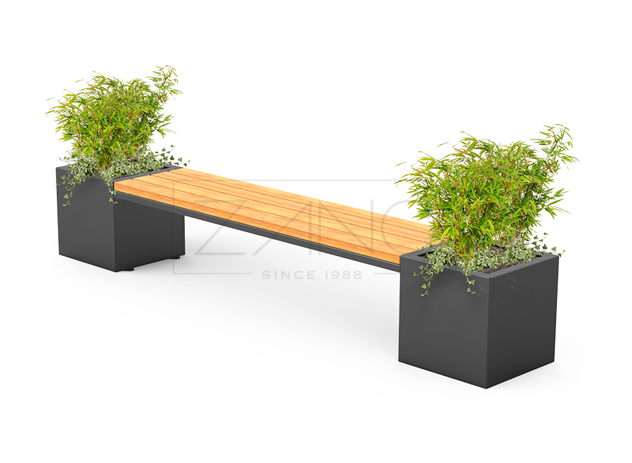 Klupa s Flex sadilicama od ugljičnog čelika 02.427